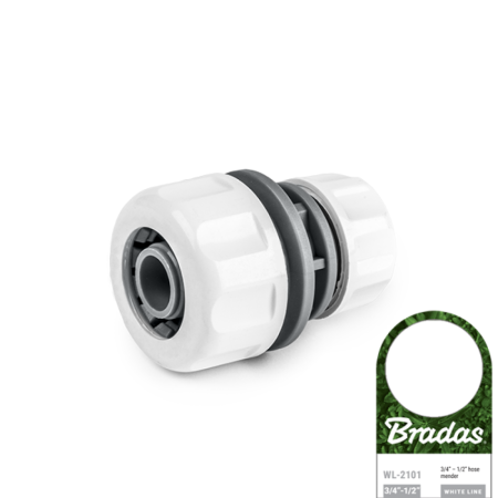 Accesorii irigat - Reductie si Mufa de Reparare Furtun Gradina, Trecere de la 3/4 la 1/2 Bradas