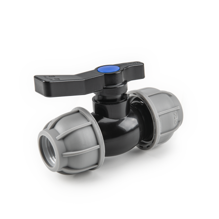 Accesorii irigat - Robinet Compresie pentru Teava PE, 20 mm x 20 mm, PN10, Bradas