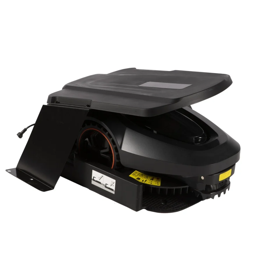 Robot de Tuns Gazon 18cm Detoolz, Masina Automata de Taiat Iarba cu Acumulator 2Ah pentru Curte 600mp [2]