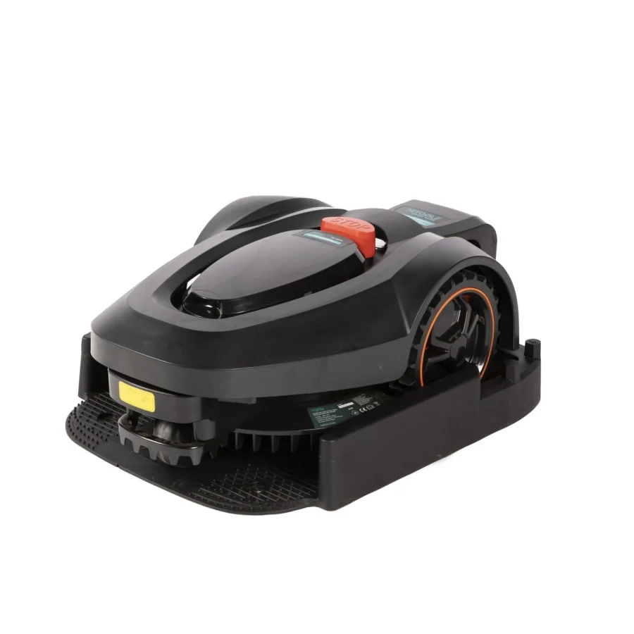 Robot de Tuns Gazon 18cm Detoolz, Masina Automata de Taiat Iarba cu Acumulator 2Ah pentru Curte 600mp [9]