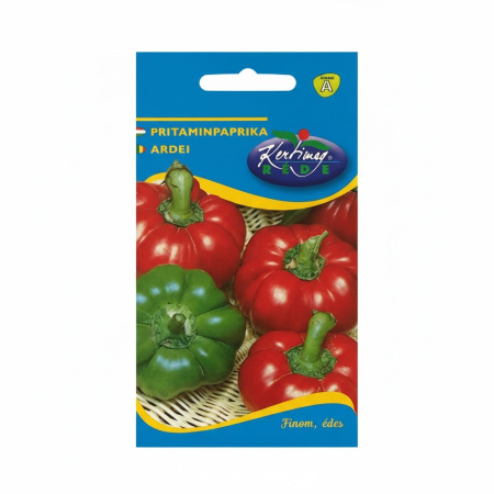 Seminte legume - Seminte Ardei Creola tip Pritamin, Plic 0.5 g, Kertimag, Soi Productiv cu Pulpa Groasa