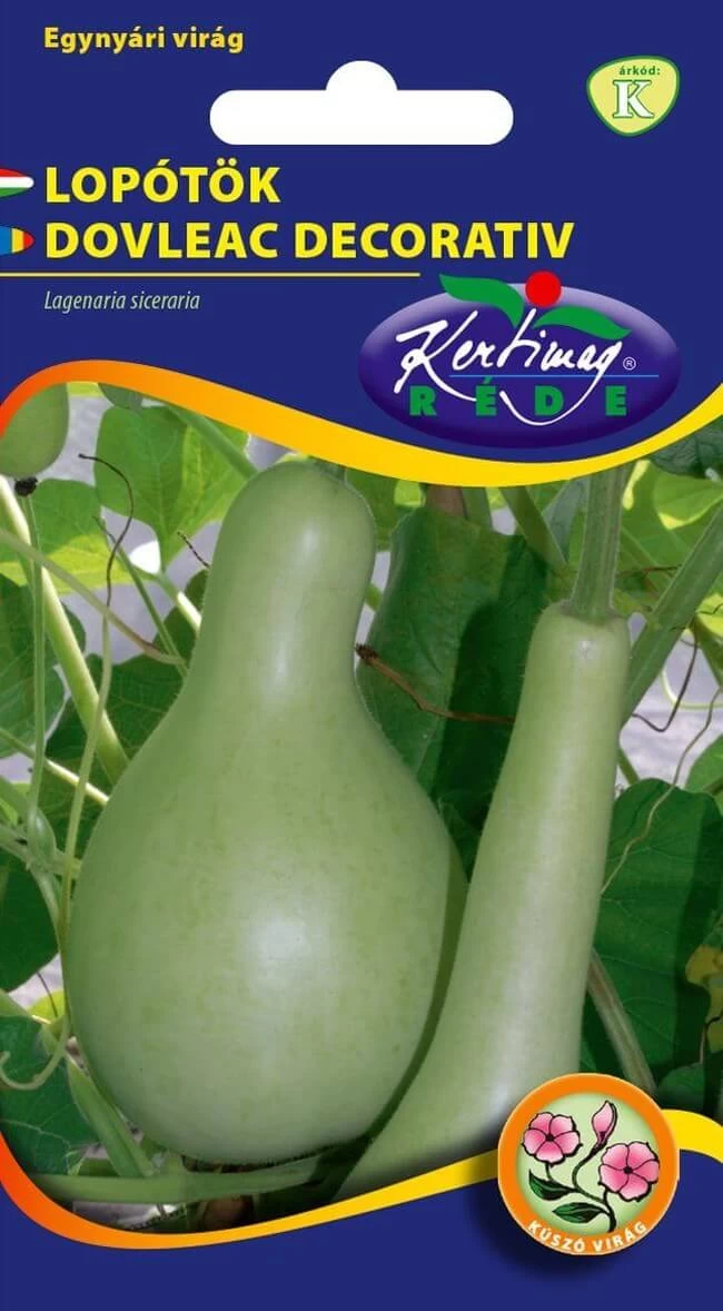 Seminte dovlecel / dovleac - Seminte Dovleac Decorativ Lagenaria siceraria 2g Kertimag - Tartacuta de Ornamente