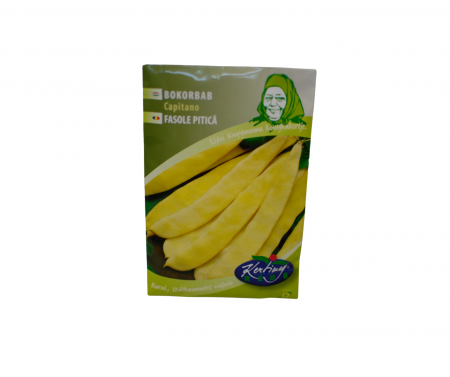 Seminte fasole - Seminte fasole oloaga cu pastaia galbena Capitano 50g