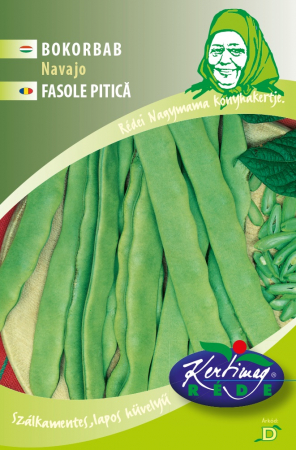 Seminte fasole - Seminte Fasole oloaga cu pastaia verde Navajo 50g