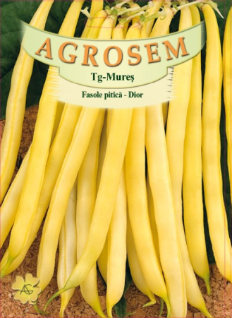 Seminte - Seminte Fasole Pitica Dior 100g Agrosem - Pastai Galbene Subtiri si Fine