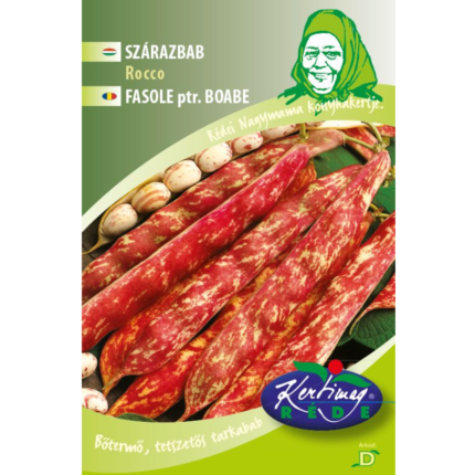 Seminte Fasole Pitica pentru Boabe Rocco 50g Kertimag - Fasole Rosie Tip Kidney [1]