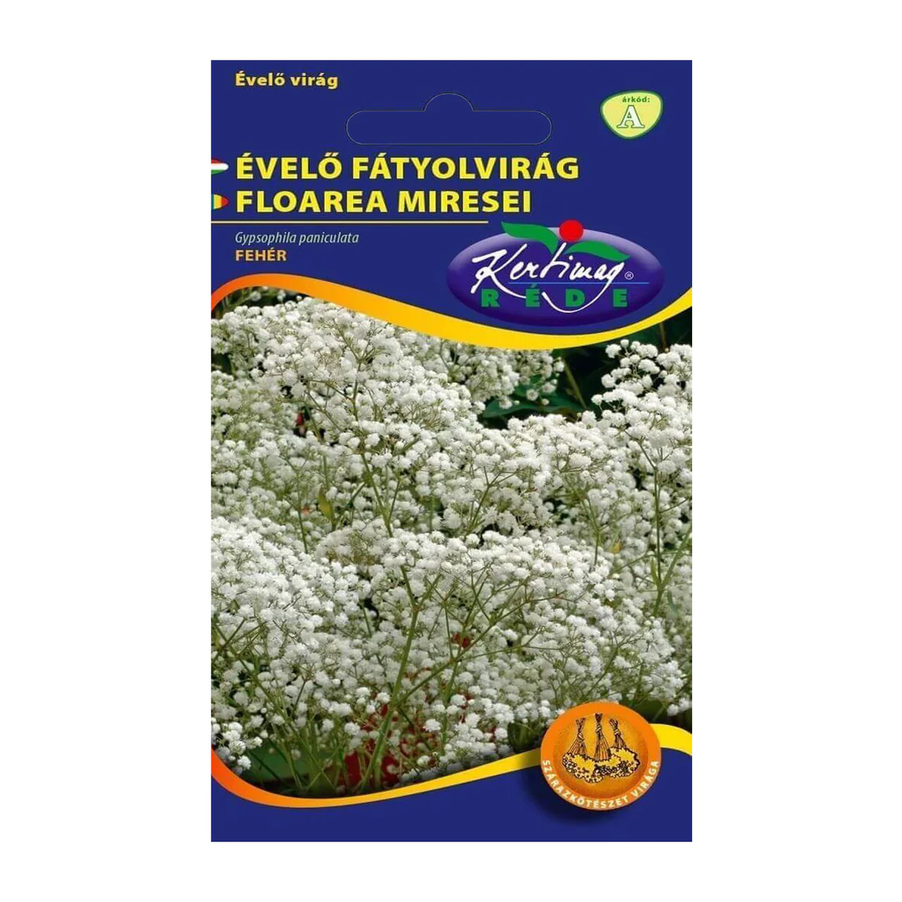 Seminte flori - Seminte Floarea Miresei Alb, Plic 0.5g, Flori Delicate pentru Buchete, Kertimag