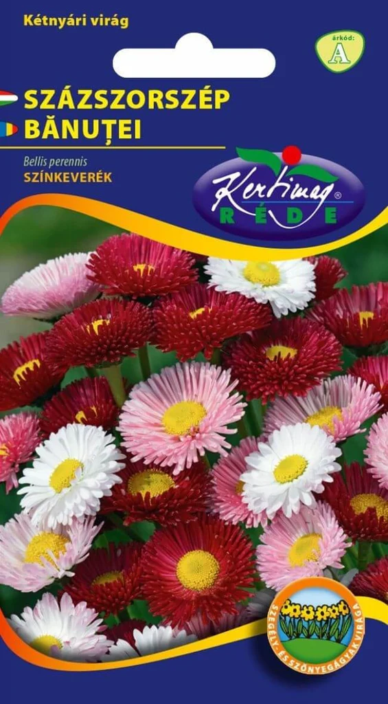 Seminte flori - Seminte Flori Banutei Amestec de Culori 0.125g Kertimag - Flori de Primavara Delicate