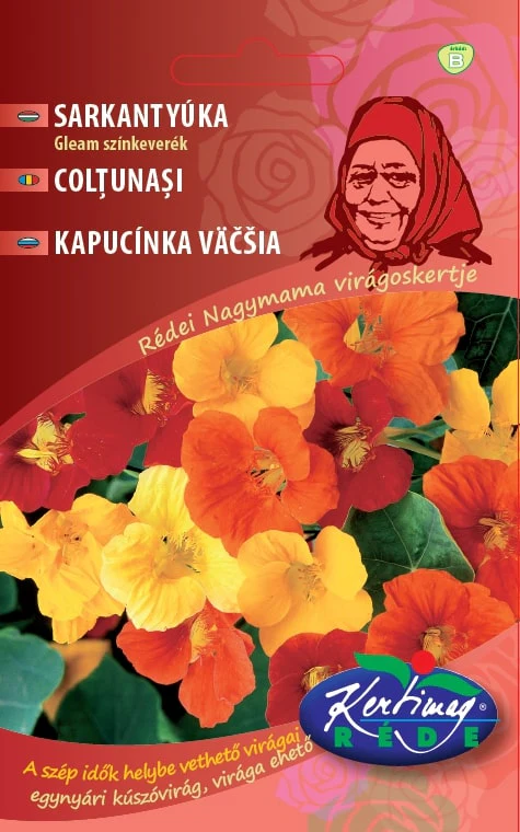 Seminte flori - Seminte Flori Coltunasi Amestec de Culori 3g Kertimag - Tropaeolum Majus Tarator si Comestibil