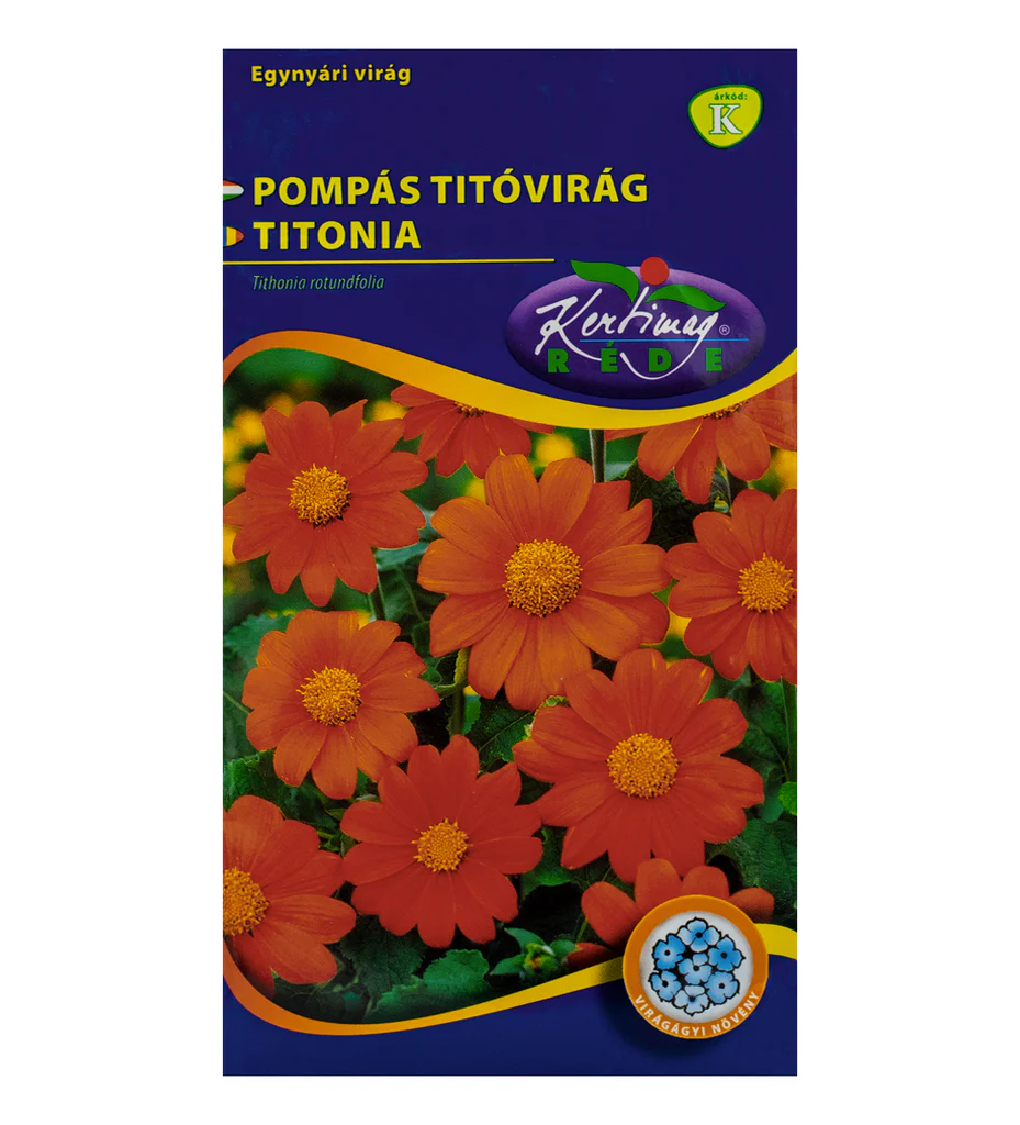 Seminte - Seminte Flori Titonia Rotundifolia 1g Kertimag - Floarea Soarelui Mexicana Portocalie