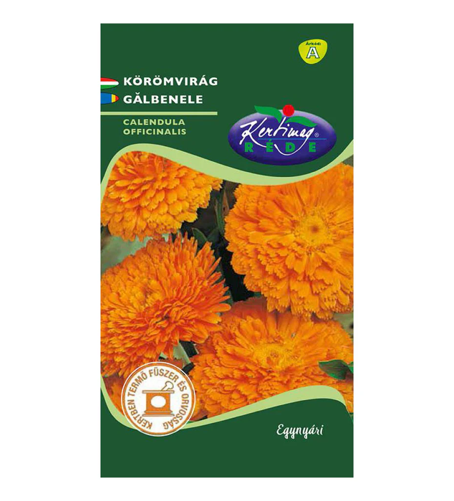 Seminte flori - Seminte Galbenele (Calendula officinalis), 1 g, Kertimag, Planta Medicinala si Ornamentala