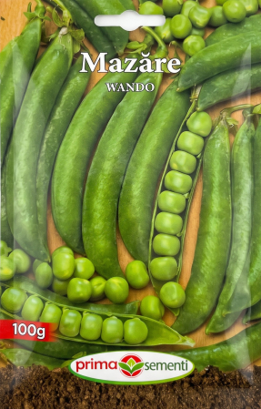 Seminte mazare - Seminte Mazare Wando 100g - Soi Dulce si Rezistent la Caldura