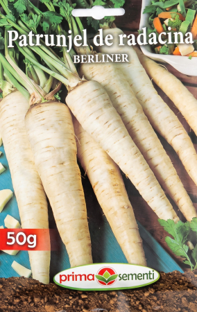 Seminte - Seminte Patrunjel Radacina Berliner 50g - Soi Tardiv Aromat pentru Pastrare