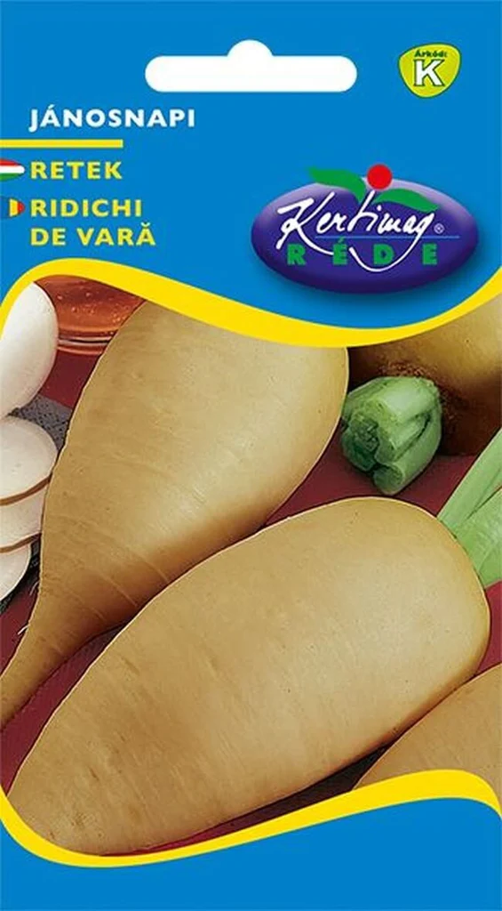 Seminte ridichi - Seminte Ridichi de Luna Janosnapi 50g Kertimag - Soi Timpuriu pentru Gradina