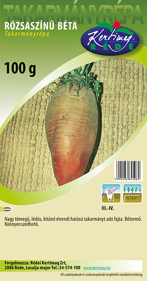 Seminte sfecla - Seminte Sfecla Furajera Beta Roz 100g Kertimag - Radacini Mari si Nutritive