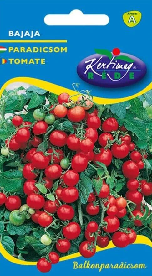 Seminte rosii - Seminte Tomate Bajaja 0.5g Kertimag - Rosii Cherry pentru Ghiveci si Balcon