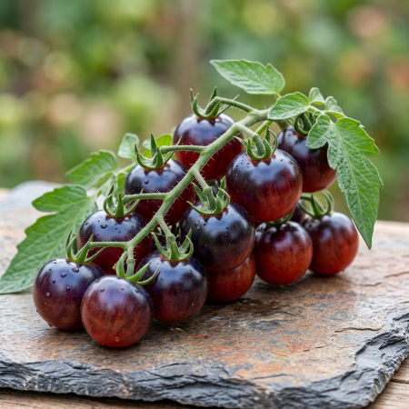 Seminte Tomate Blue Cherry 0.1g - Rosii Cherry Negru-Albastrui Bogate in Antioxidanti [1]