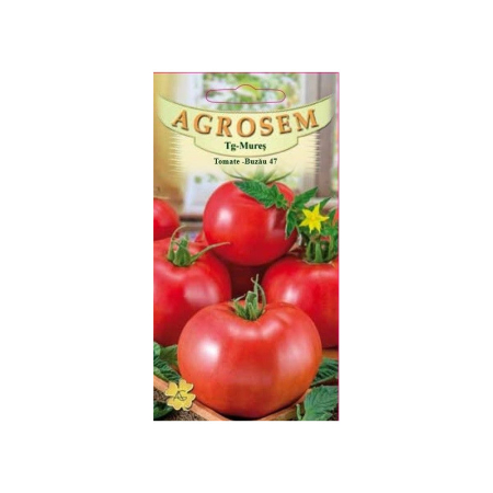 Seminte rosii - Seminte Tomate Buzau 47 0.2g Agrosem - Soi Romanesc Determinat pentru Camp