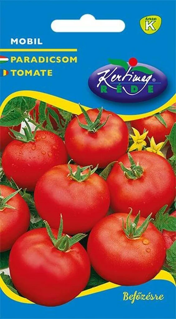 Seminte rosii - Seminte Tomate Mobil 0.5g Kertimag - Soi Productiv cu Crestere Determinata