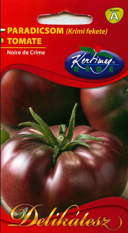 Seminte rosii - Seminte Tomate Neagra de Crim 0.3g Kertimag - Rosii Negre cu Gust Gourmet