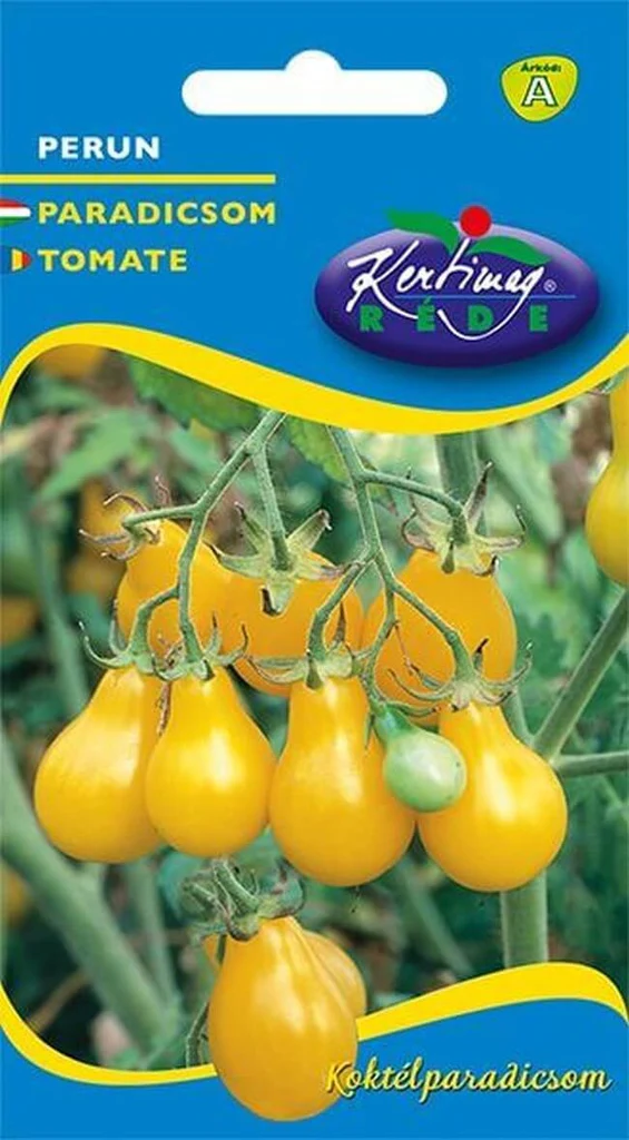 Seminte rosii - Seminte Tomate Perun 0.5g Kertimag - Rosii Galbene tip Para, Dulci si Decorative