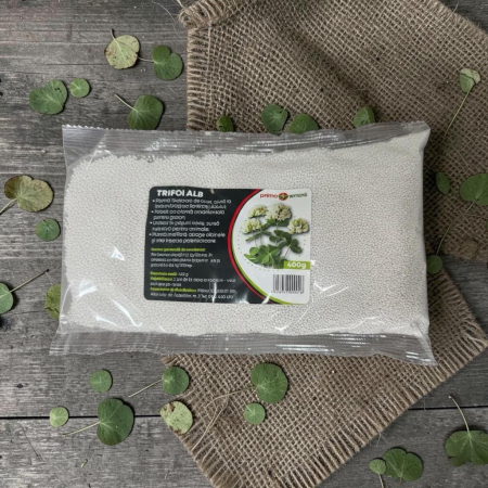Seminte Trifoi Alb Huia, Punga 400 g, Prima Sementi, Rezistenta la Calcare si Pasunat [2]
