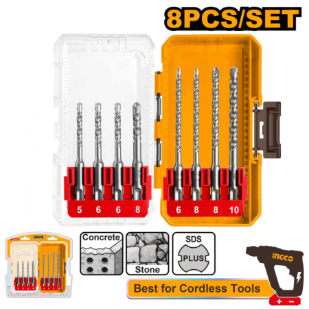 Set 16 Burghie Multifunctionale AKDL11608, Trusa Burghie Profesionale pentru Metal Lemn si Zidarie [2]