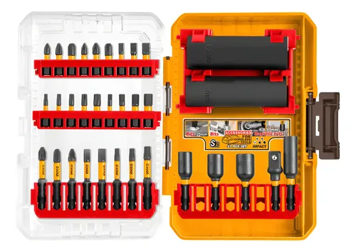 Surubelnite - Set 33 Biti de Impact Profesional AKDL63306, Trusa Capete Surubelnita Torsiune pentru Masina cu Percutie