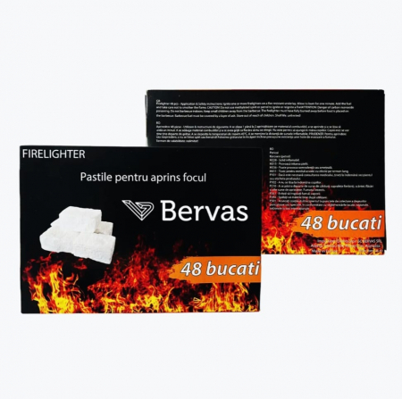 Diverse casa si gradina - Set pastile aprins foc 48 buc
