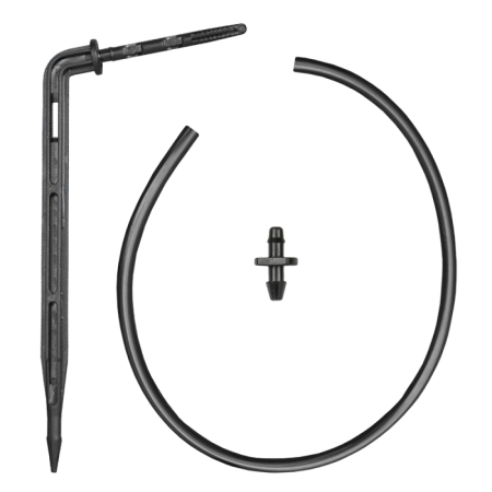 Casa, Gradina - Set Picurator Sageata Bradas, 2.2 L/h, cu Adaptor si Furtun PVC 50 cm, pentru Sere si Ghivece