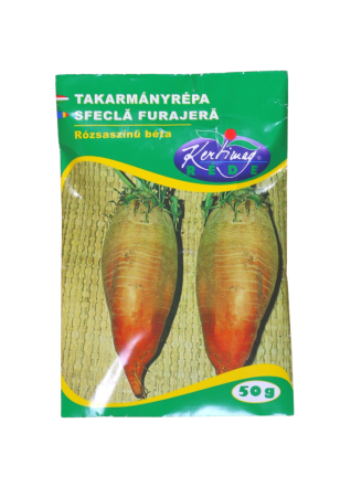 Seminte sfecla - Sfecla Furajera Beta Rozsaszinu – Radacini Mari, Randament Ridicat, Furaj Premium 50g