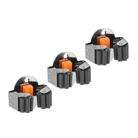 Diverse depozitare - Suport Perete pentru Unelte Bradas DIY-HG1010, Set 3 bucati, Otel Inoxidabil si TPR