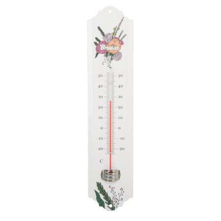 Termometru Ambiental din Metal Mare 30cm, Termometru de Perete XL pentru Exterior, Sere si Depozite [1]