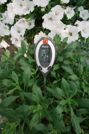 Tester Digital de Sol 4 in 1 pentru pH, Umiditate, Temperatura si Lumina, Ph-Metru de Gradina cu Ecran LCD [2]