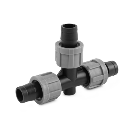 Accesorii irigat - Teu Banda Picurare 16mm Bradas, Conector Ramificatie Triunghic Fiting Banda Irigatii