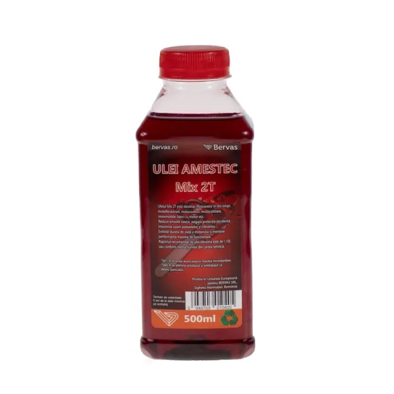 Lubrifianti - Ulei amestec 2T Rosu 500 ml