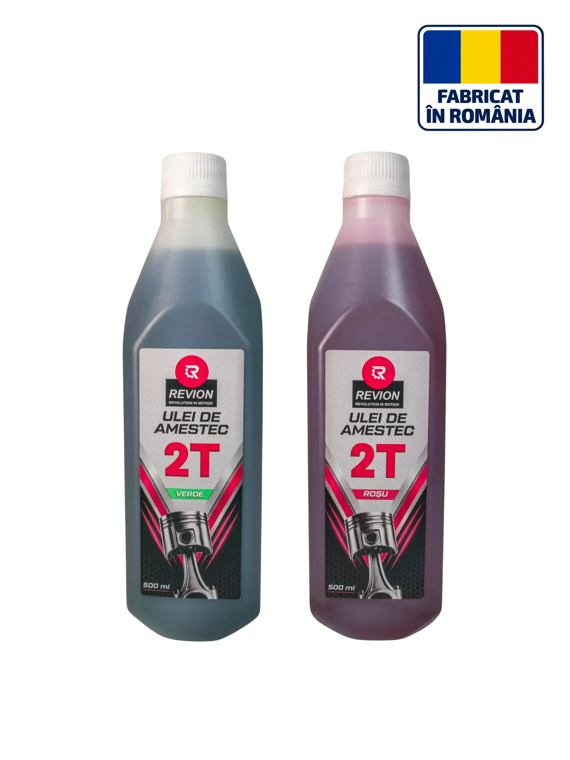 Ulei Amestec Revion 2T Rosu 500ml Protectie Motoare [2]