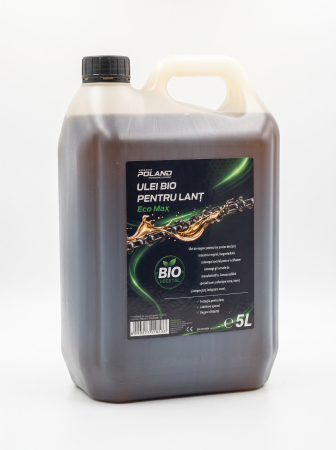 Ulei BIO Pentru Lant Drujba POLAND Eco Max 5L Vegetal Biodegradabil [1]