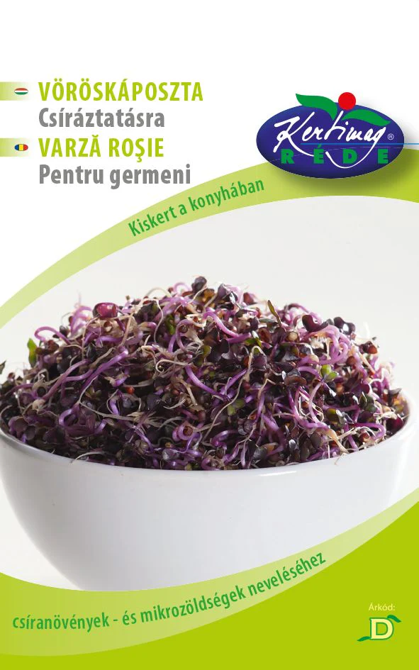 Seminte pentru germinare - Varza Rosie Bio Germinare – Culori Vibrante, Muguri Bogati in Antioxidanti