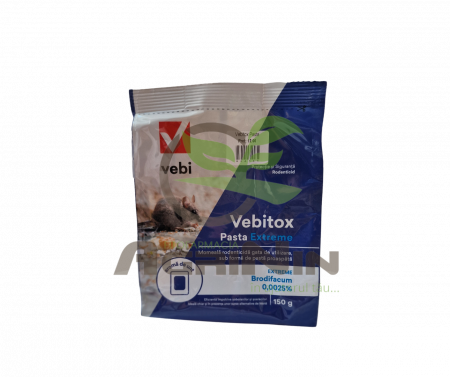 Vebitox Momeală Pastă rodenticită împotriva rozătoarelor- 150GR [0]