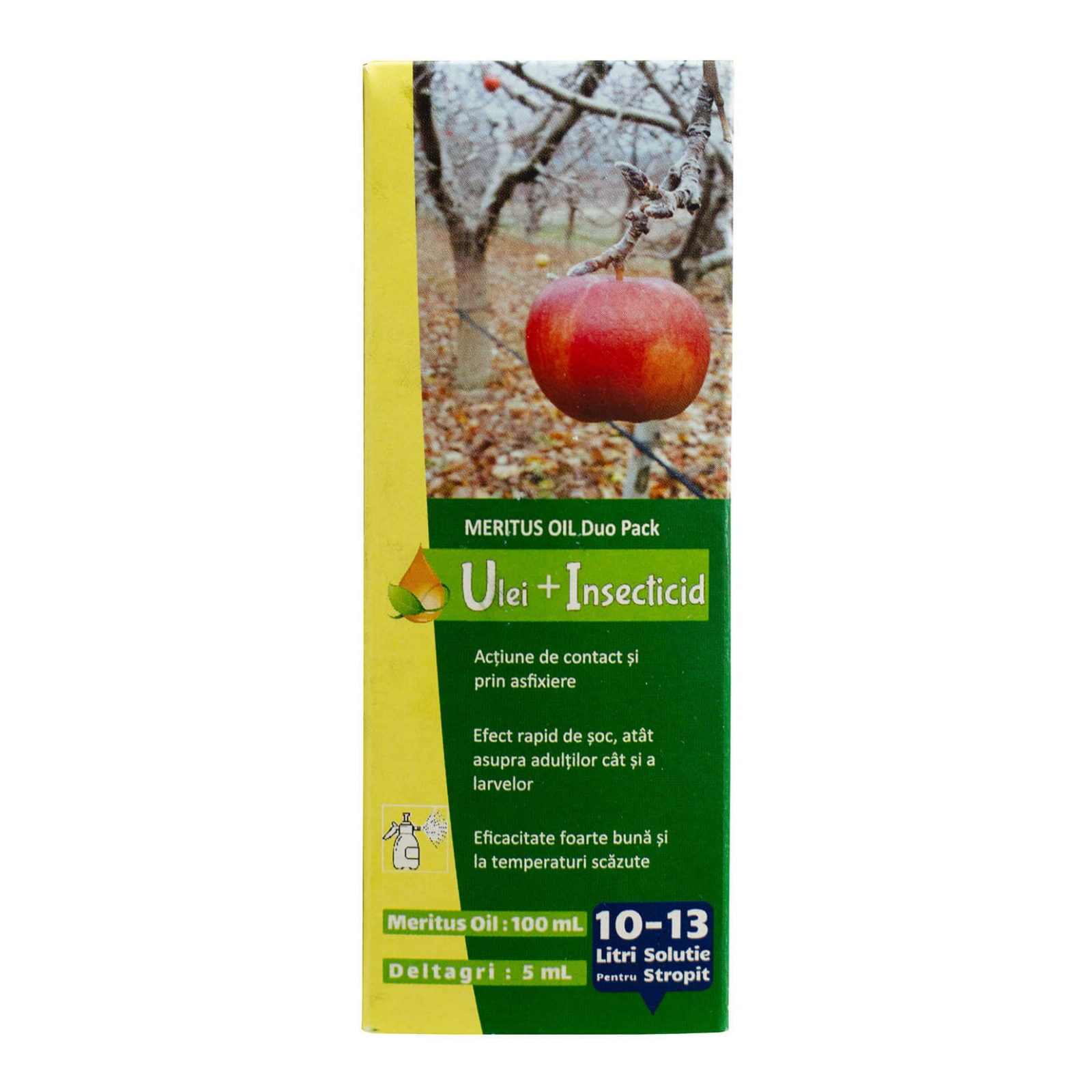 Pachet Ulei Horticol Meritus + Insecticid Deltagri - Pentru 10 Litri Solutie Stropit