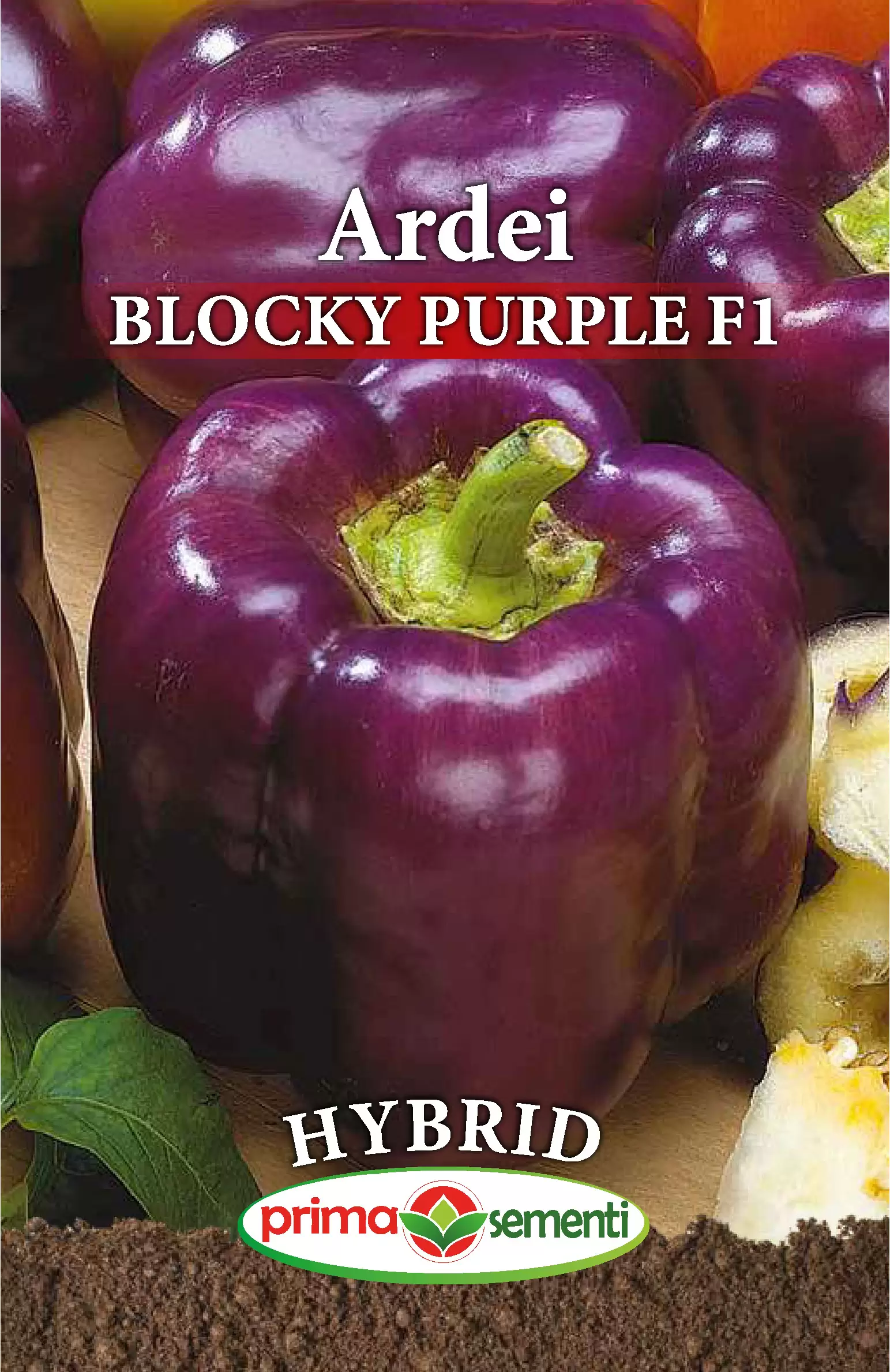 Seminte Ardei Blocky Purple F1 0.15g - Hibrid Profesional Gras Violet Productiv si Dulce