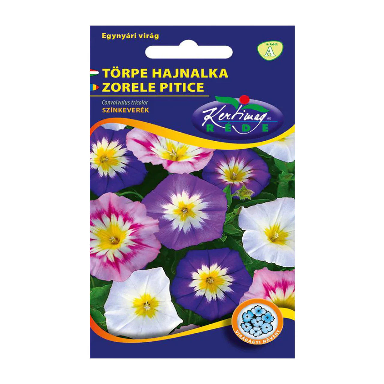 Seminte Zorele Pitice Tricolor (Convolvulus tricolor), 2 g, Kertimag