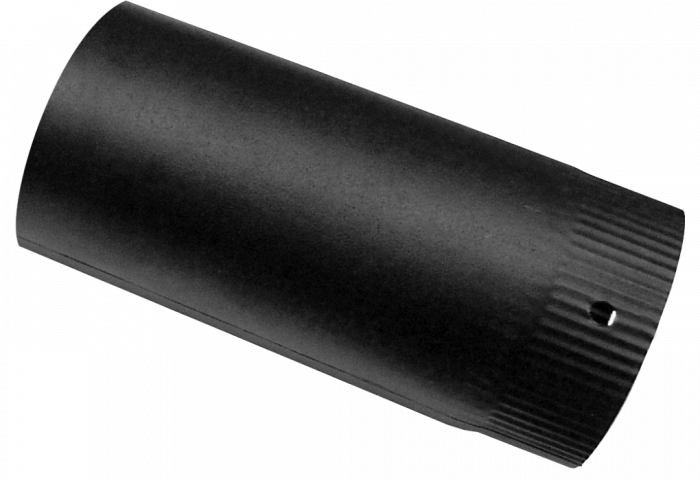 Burlan vopsit negru mat 1 m diametru 120mm [1]