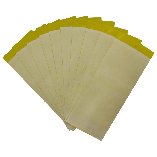 Capcana pentru monitorizare insecte galbena 10 buc/set 10x25 cm [3]