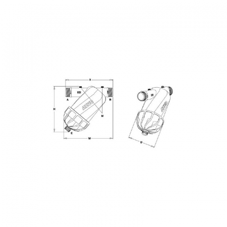 Filtru coloana irigatii cu sita AZUD 1 1/4" [1]