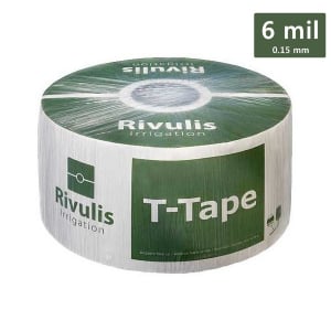 Banda picurare Rivulis T-Tape Ø16, 6 mil, 1 L/h, 10 cm [0]