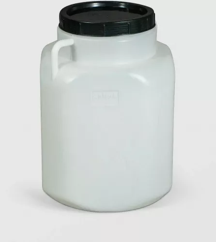 uz casnic - Bidon plastic patrat alb 40 L