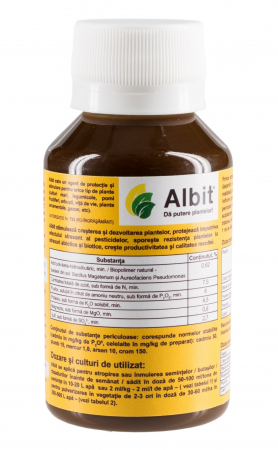 Tratament seminte - Biostimulator ALBIT -  Tratament Seminte si Ingrasamant Foliar Concentrat