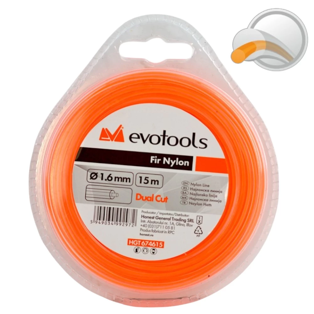 Masini de tuns iarba - Fir Nylon Rotund 1.6 x 15m